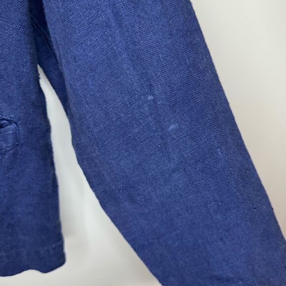 Johnny Was Collection - blue button down top - Picture 6 of 8